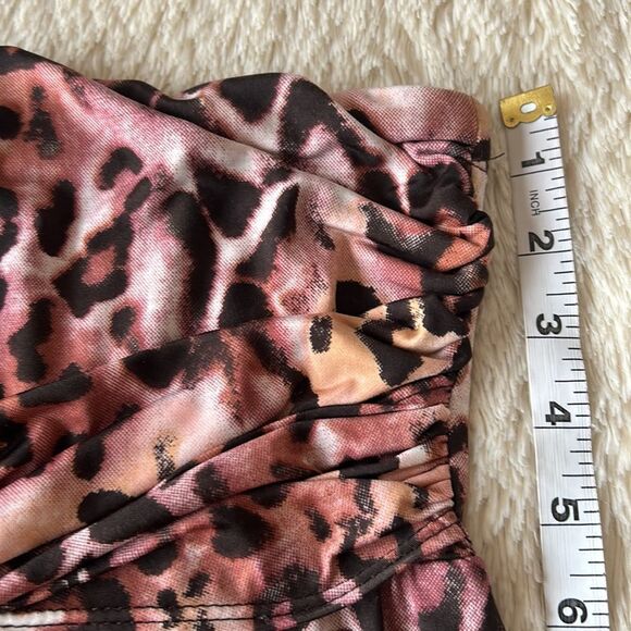 Animal print strapless sundress size large - Picture 8 of 14